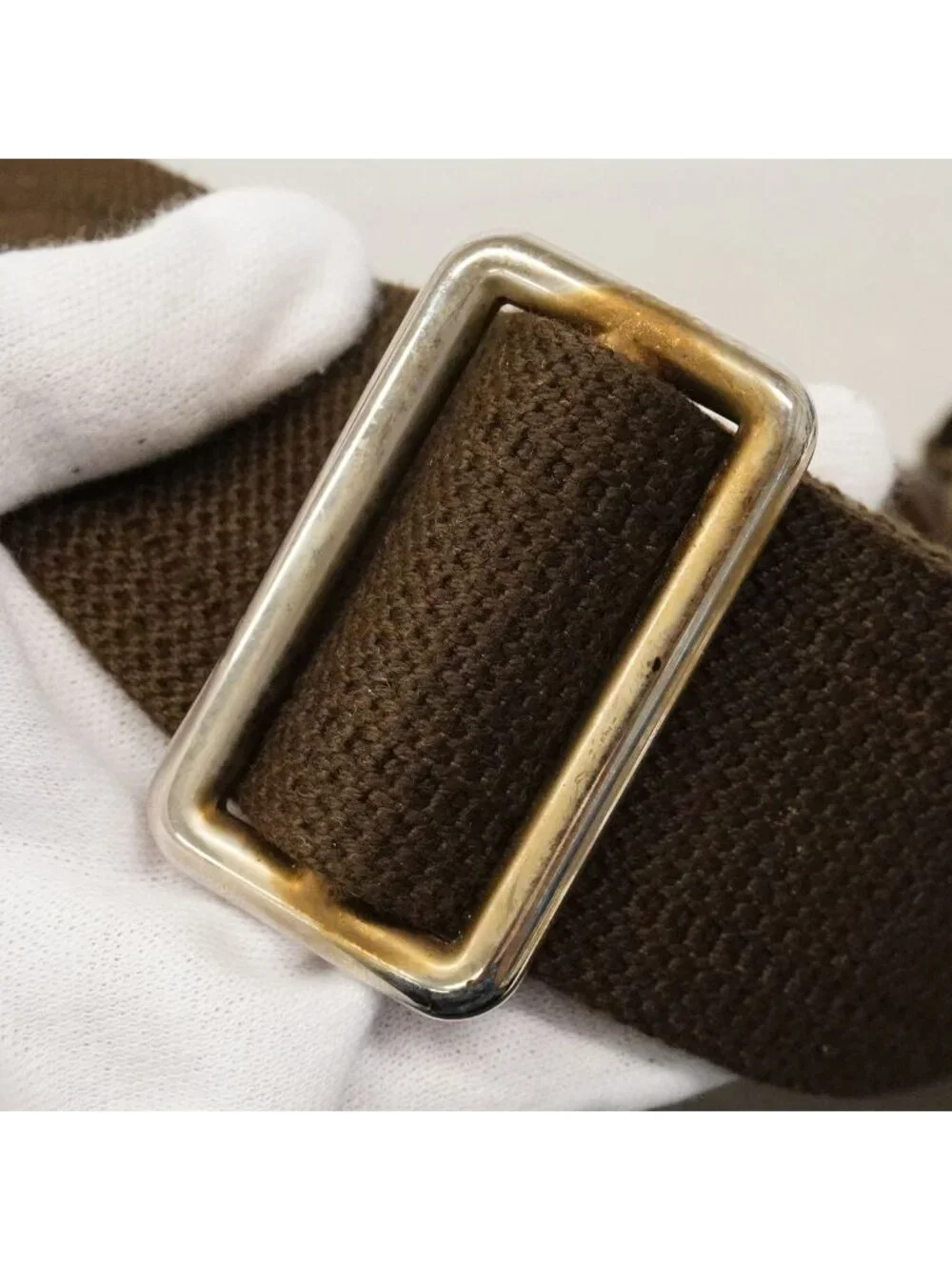 Louis Vuitton Shoulder Bag Taiga Dimitri Grizzly